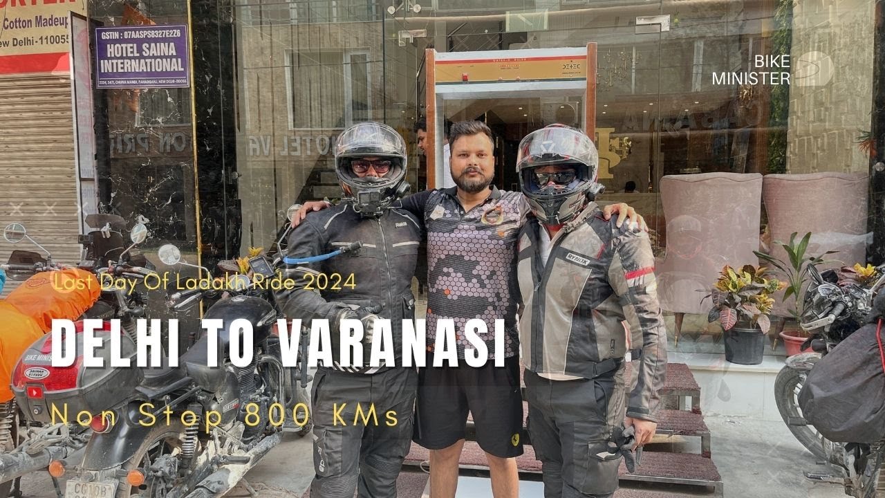 17 Drink My Safar! 😍 || Delhi to Varanasi 800 KM Ride || Ladakh Ride 2024 @bikeminister