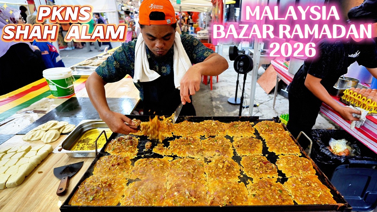BAZAR RAMADAN PKNS SHAH ALAM 2026 🚀 Food Overload!