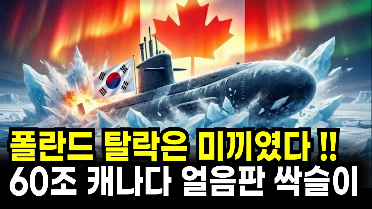 60조 캐나다 잠수함, 나토 혈맹 독일 대신 '한국'에 열광하는 진짜 이유