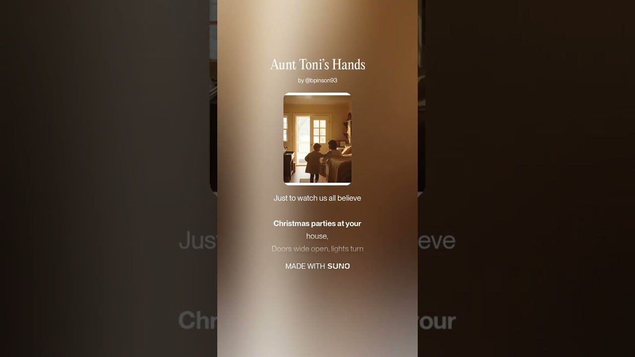 Brandon Pinson - Aunt Toni's Hands - @brandonpinson81