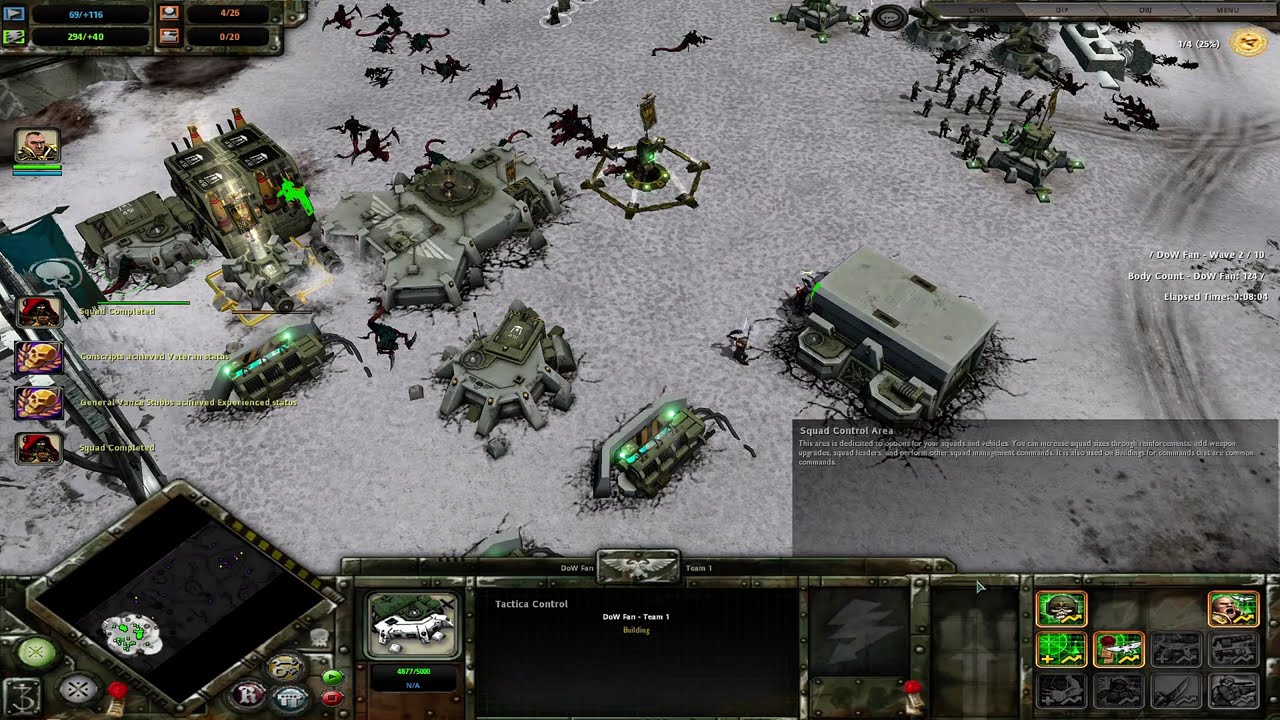 DoW Unification: Can Guardsmen Hold Off a Hive Fleet? | Survival Mode | Insane Difficulty