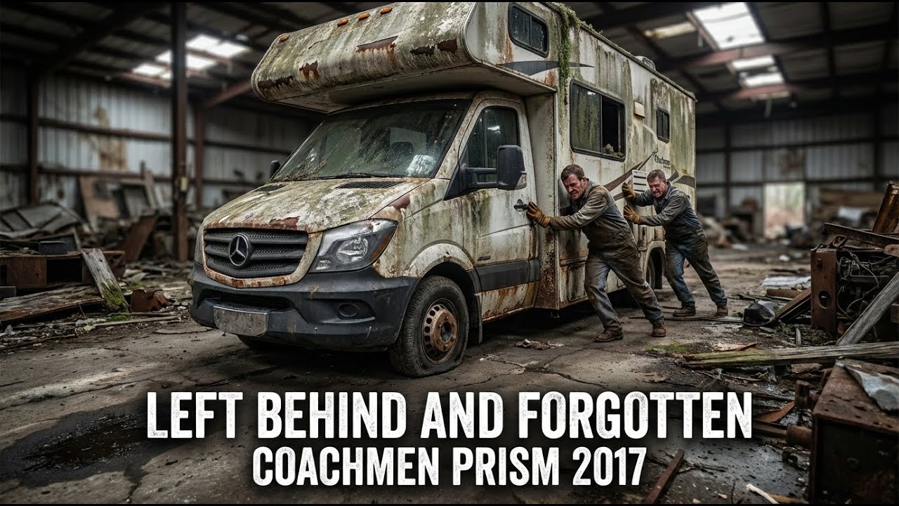 THIS CAR WAS CONSIDERED TRASH — BUT LOOK AT WHAT HAPPENED TO THIS 2017 COACHMEN PRISM MOTORHOME 😱🔧✨