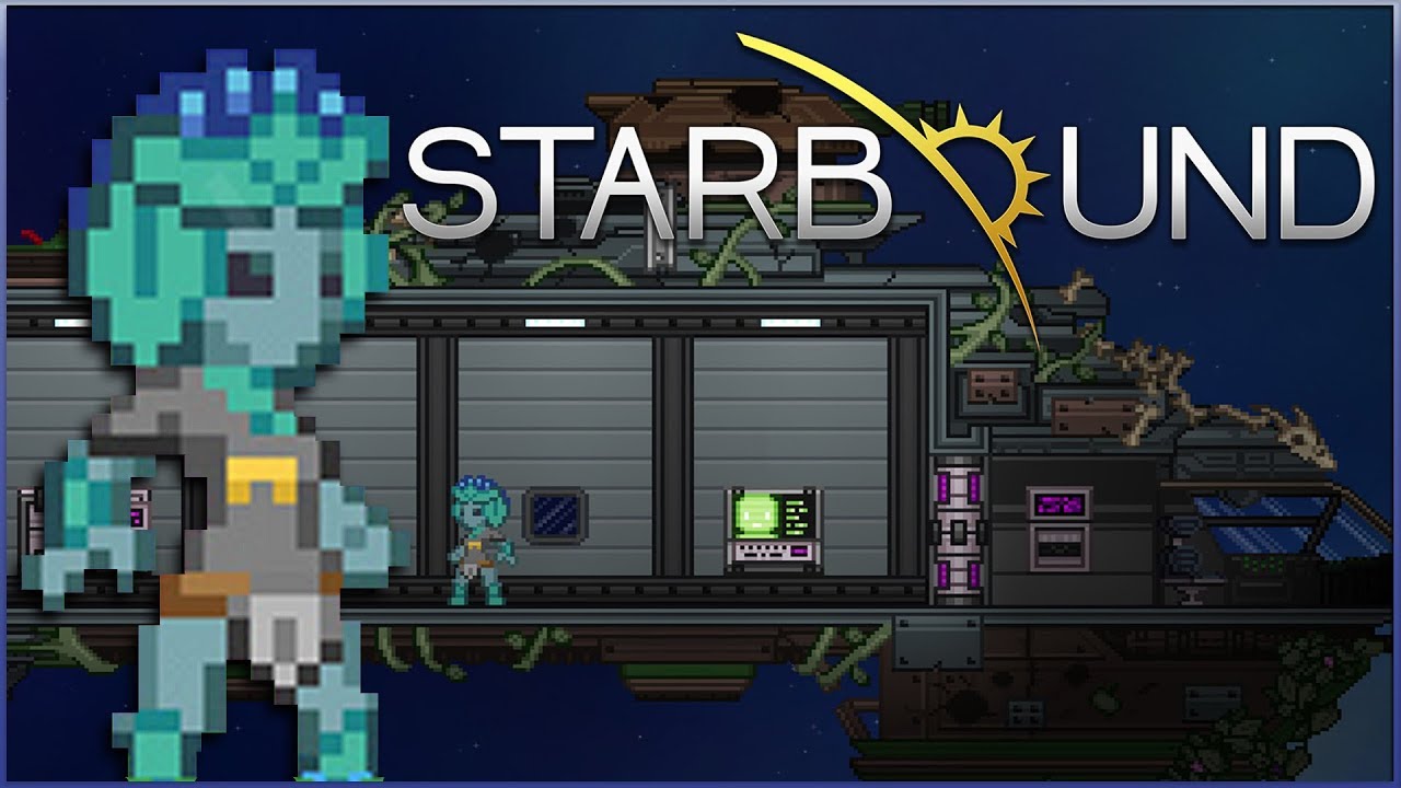 Crash-Landing of a Flowery Mad Scientist!! ☄️ Starbound - Episode #1