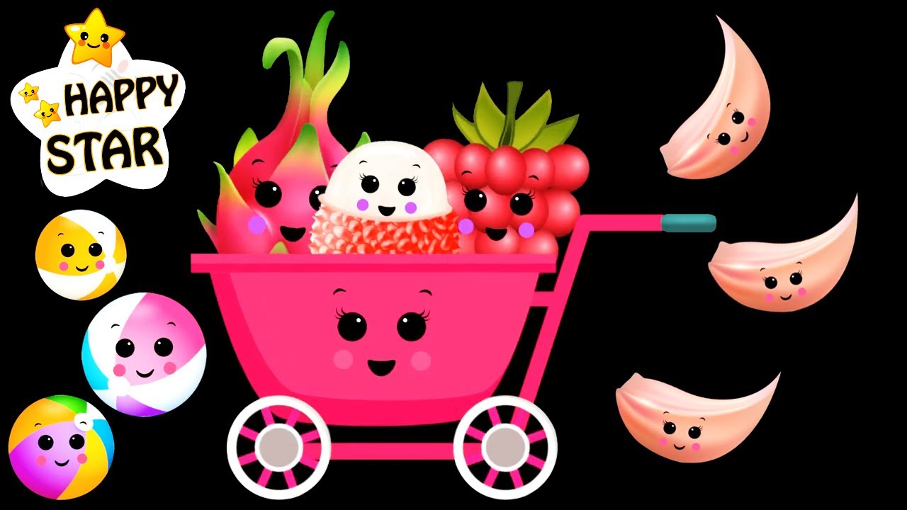 LIVE Streaming - Fruits and Veggies Mix Dance party! Baby Sensory Video -LIVE