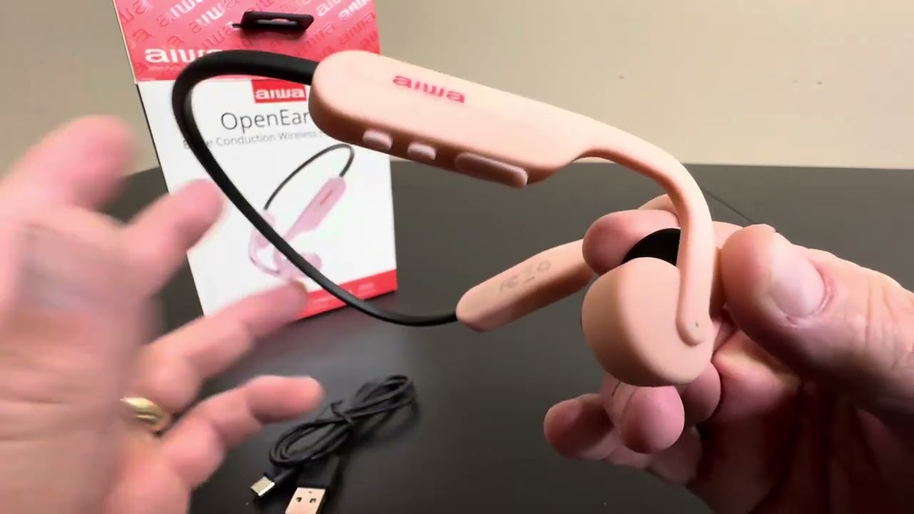 Aiwa Bone Conducting Wireless Headphones   Open Ear Wireless Bluetooth 5 0 Sports Headphones Review