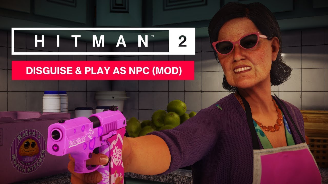HITMAN 2 - Disguise & Play as NPC (Mod) v1.0 [Release Trailer]