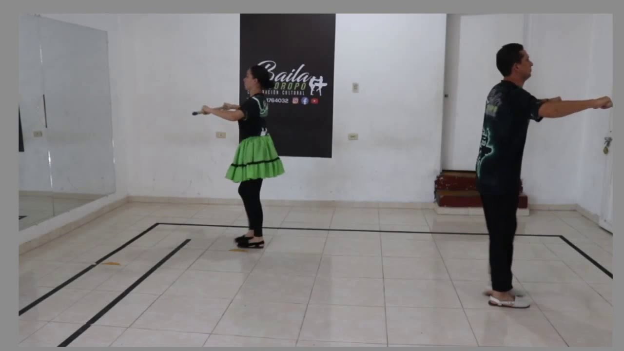 CLASE DE JOROPO... SUDEMOS UN POCO. - RUTINA COREOGRÁFICA.