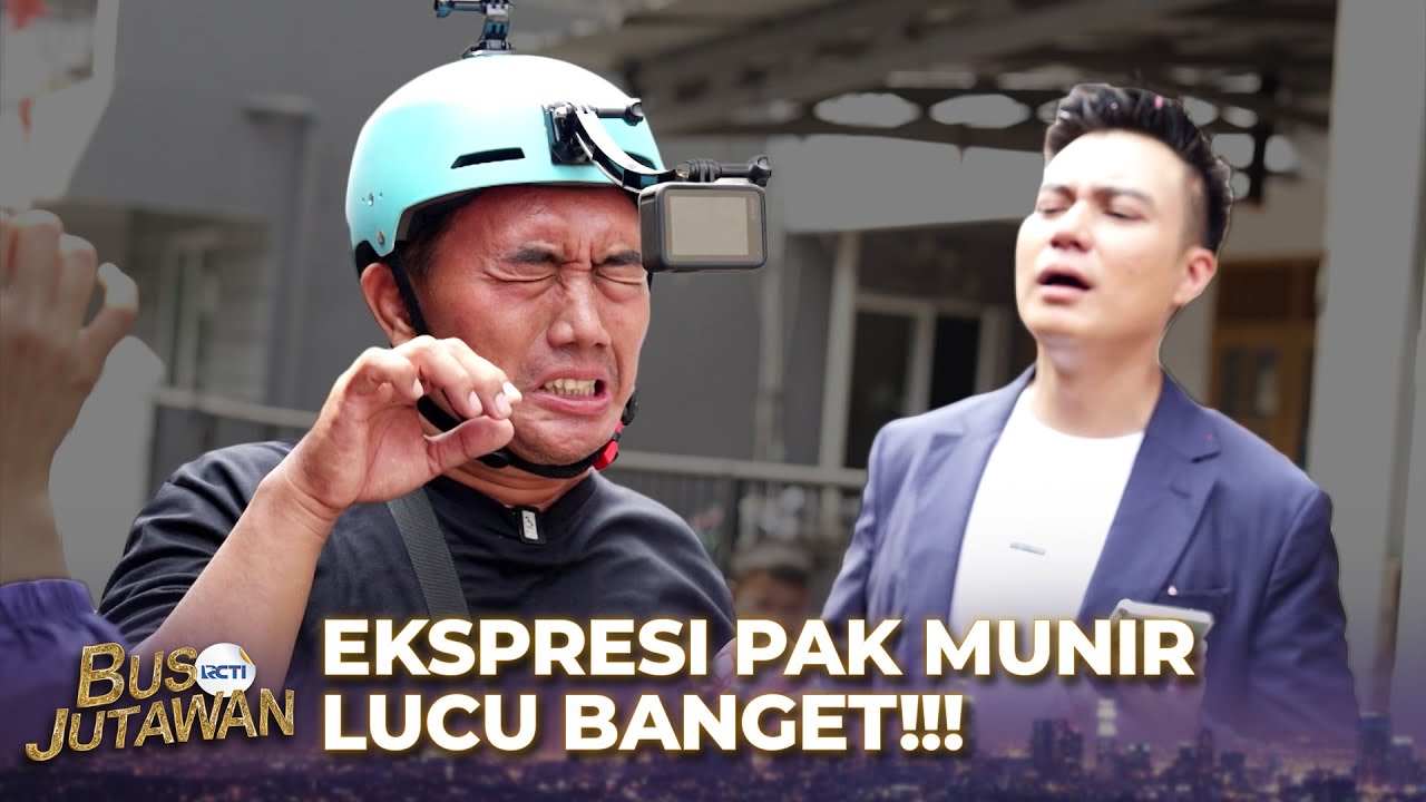 EKSPRESINYA LUCU BANGET! Pak Munir Nyanyi Sambil Sedih | BUS JUTAWAN