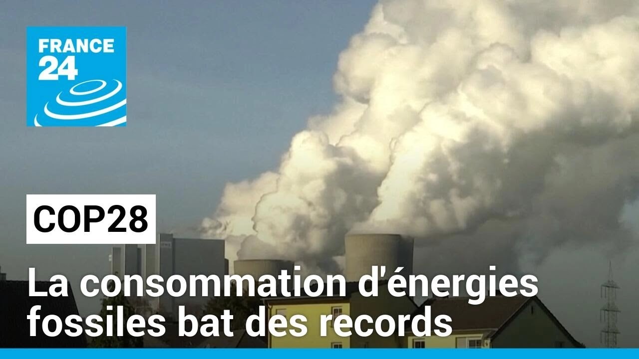 COP28 : la consommation d'énergies fossiles bat des records • FRANCE 24