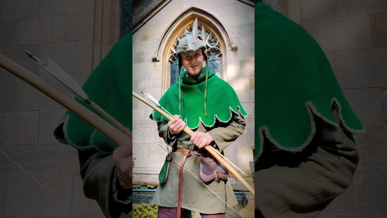 PART 1 🏹 How I Shoot an English Longbow #longbow #bowandarrow #medieval #history #robinhood #archer