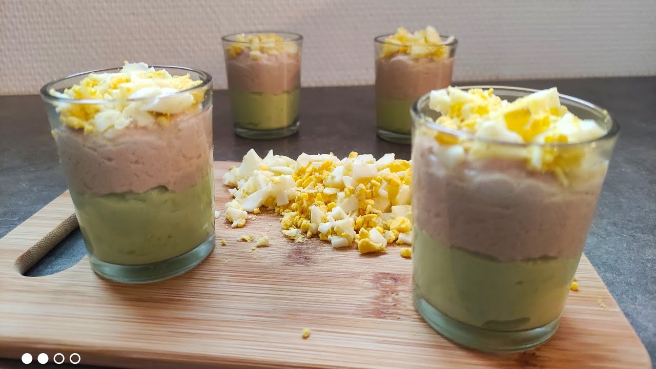 🎄verrine idéal pour les fêtes ! avocat / thon / oeufs dur / facile et rapide !!☃️🤶