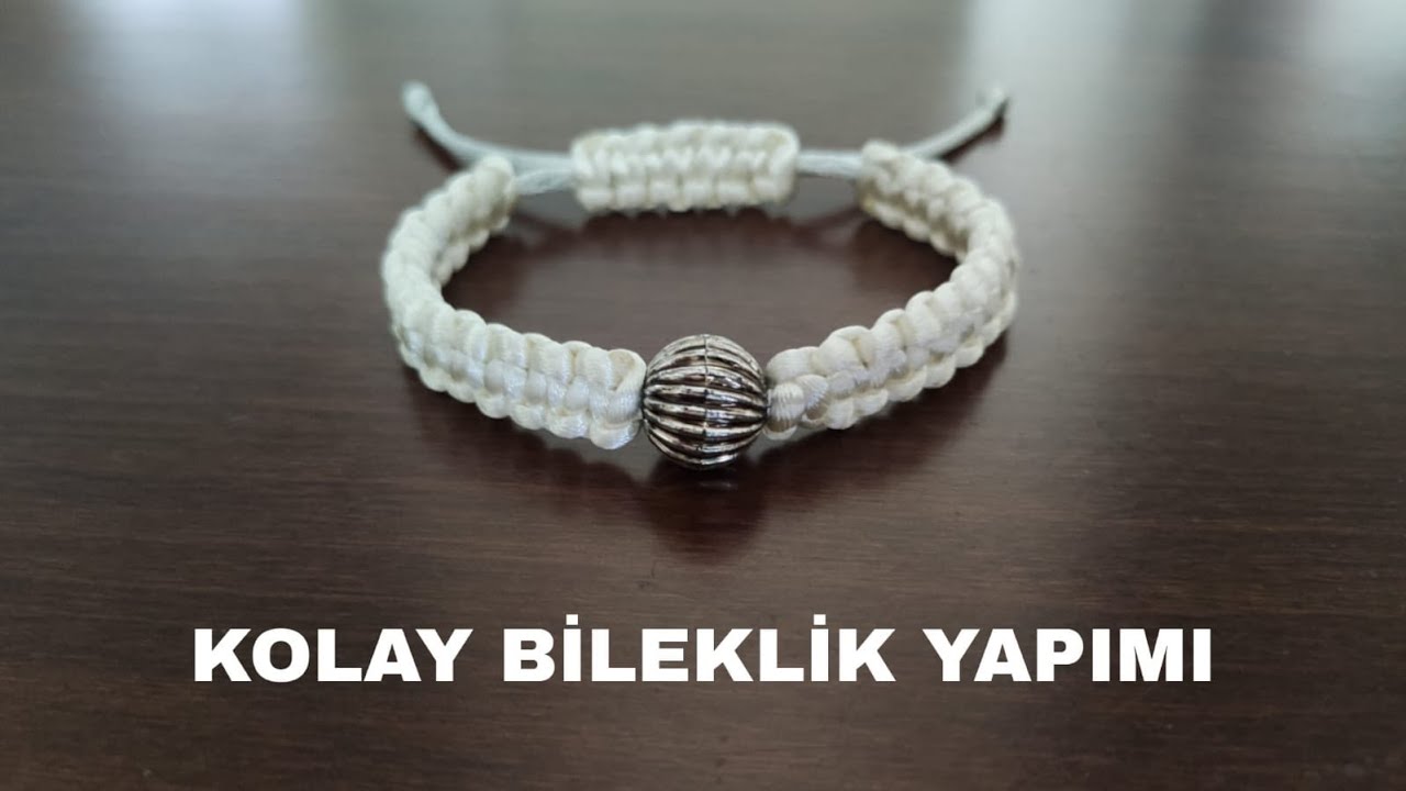 Kolay Bileklik Yapımı / Makrome Bileklik Yapımı / Easy Wristband Making
