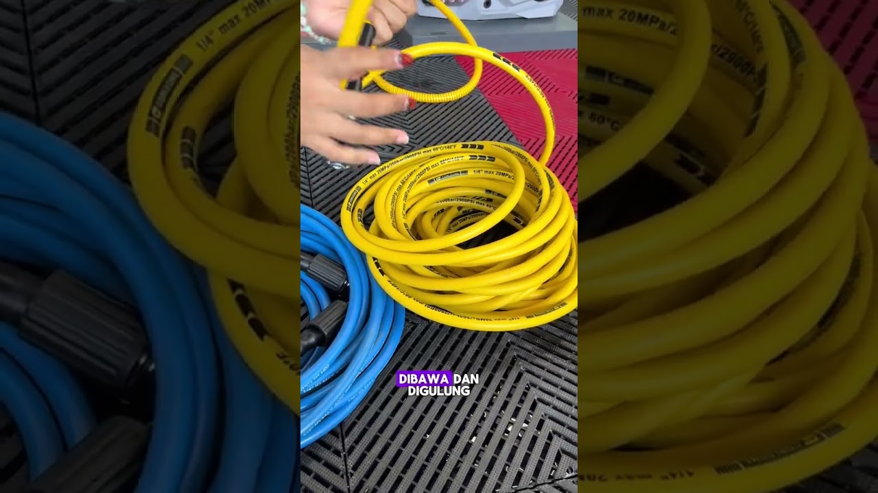 Kenali perbedaan selang PVC dan selang full karet biar nggak salah pilih! 😉✨#corleone #selangkaret
