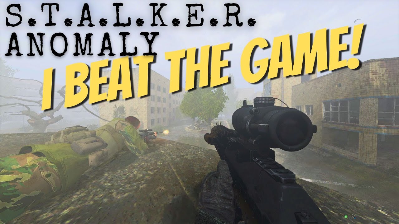 I BEAT S.T.A.L.K.E.R. Anomaly this is The End...kinda