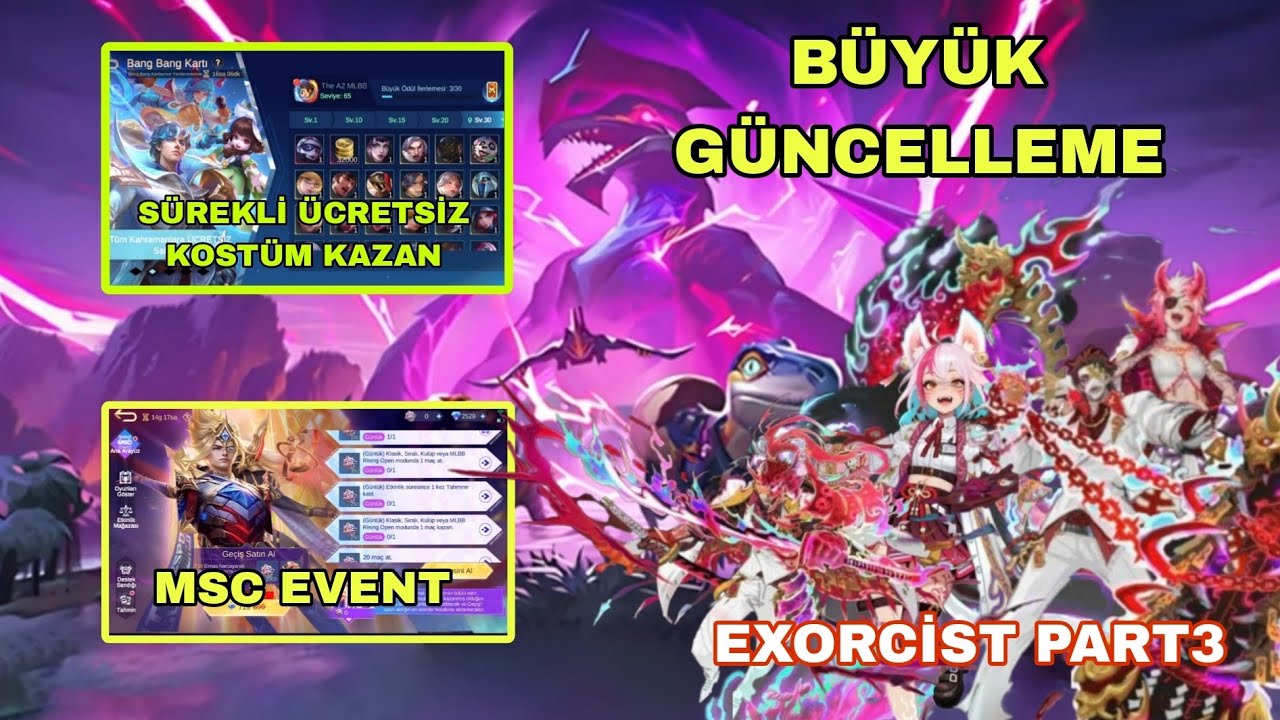YENİ ARAYÜZ SÜREKLİ ÜCRETSİZ KOSTÜM MSC ETKİNLİĞİ ARLOTT COLLECTOR PHOVEUS EXORCİST PART3