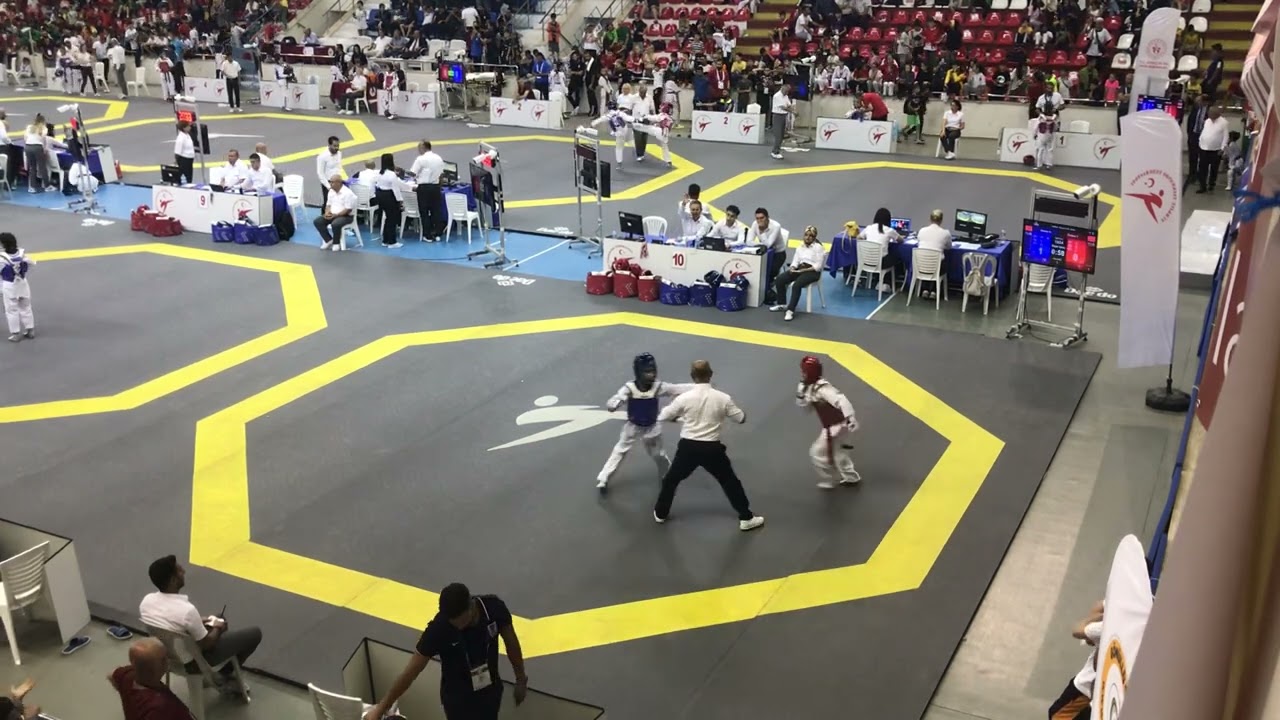 Ahmet Eren Aksoy 2022 Minikler Türkiye Taekwondo şampiyonası 27 kg 4. Tur
