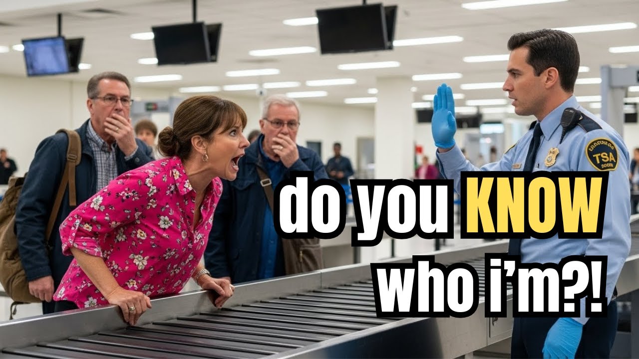 Karen Cut the Line — TSA Gave Her a Lesson She’ll Never Forget! Security delay was her comeuppance!