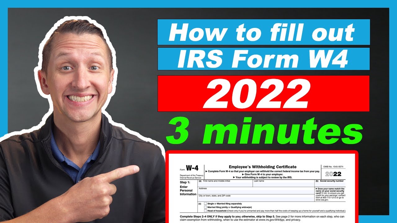 How to fill out a W4 Form 2022 Fast