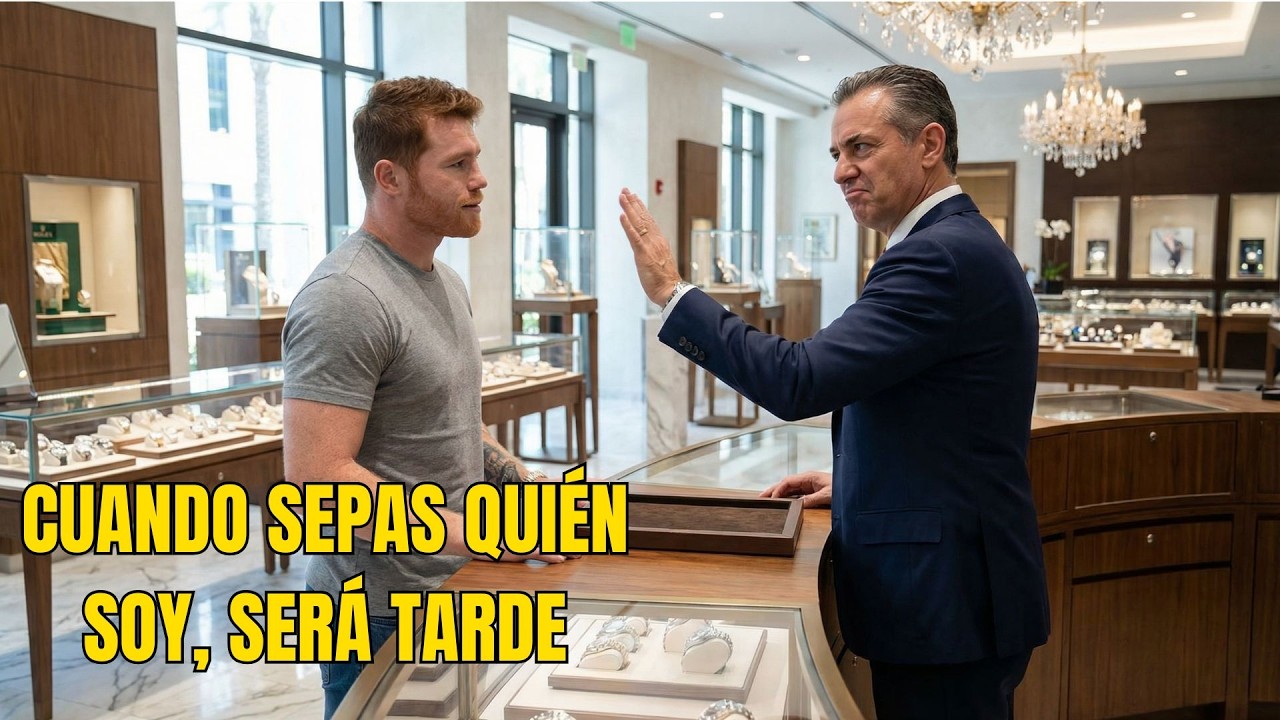CANELO es IGNORADO en una TIENDA de LUJO — cuando descubren QUIÉN ES, es DEMASIADO TARDE
