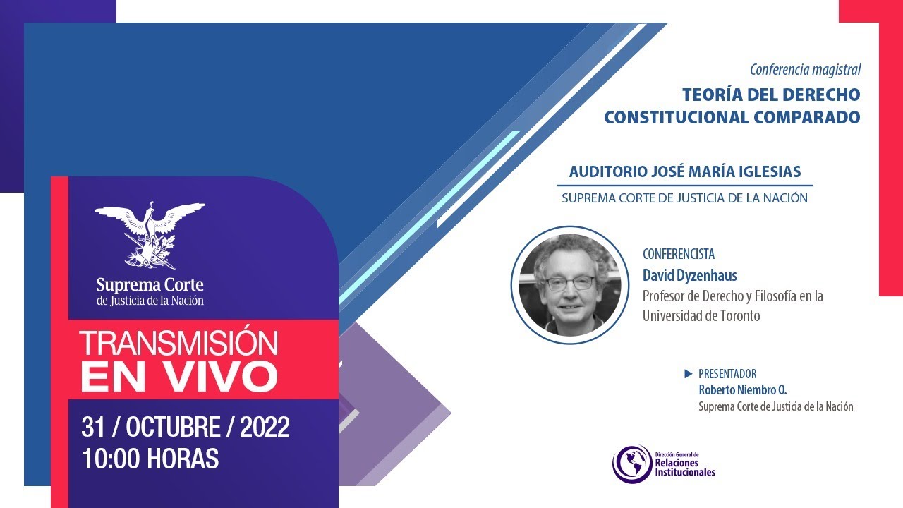 🟣 Conferencia Magistral I Teoría del Derecho Constitucional Comparado