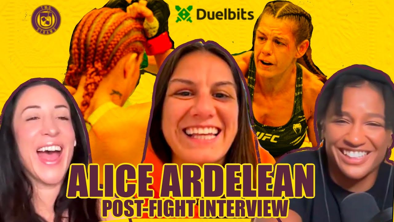 Victory lap w/ Alice Ardelean after 1st UFC Win and 50K bonus!