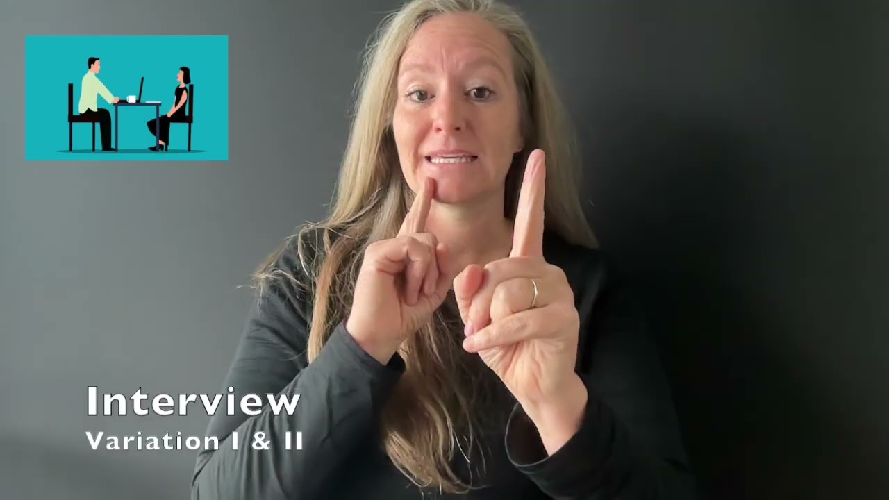 ASL Vocabulary | Employment & Career