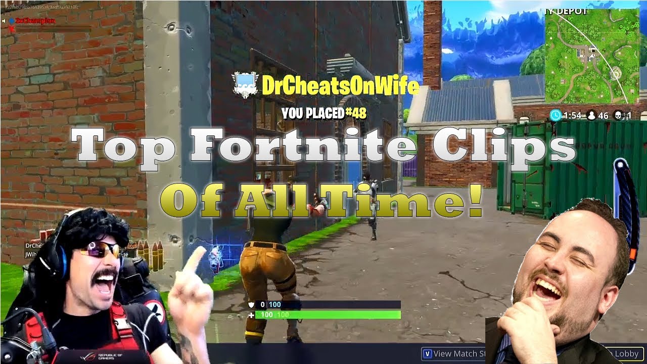 Most Viewed Fortnite Twitch Clips Of All Time!