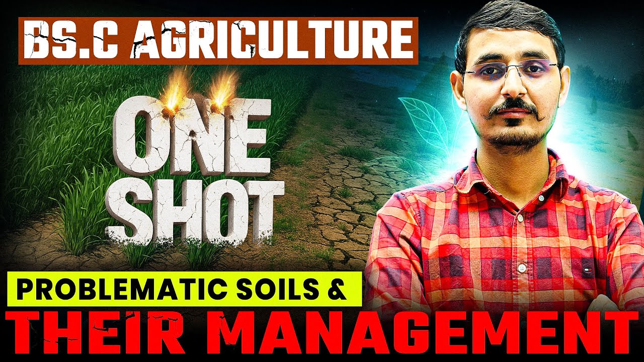 One Shot Problematic Soils & their Management  Bsc Agriculture 4th Semester | SSAC-221 rivision