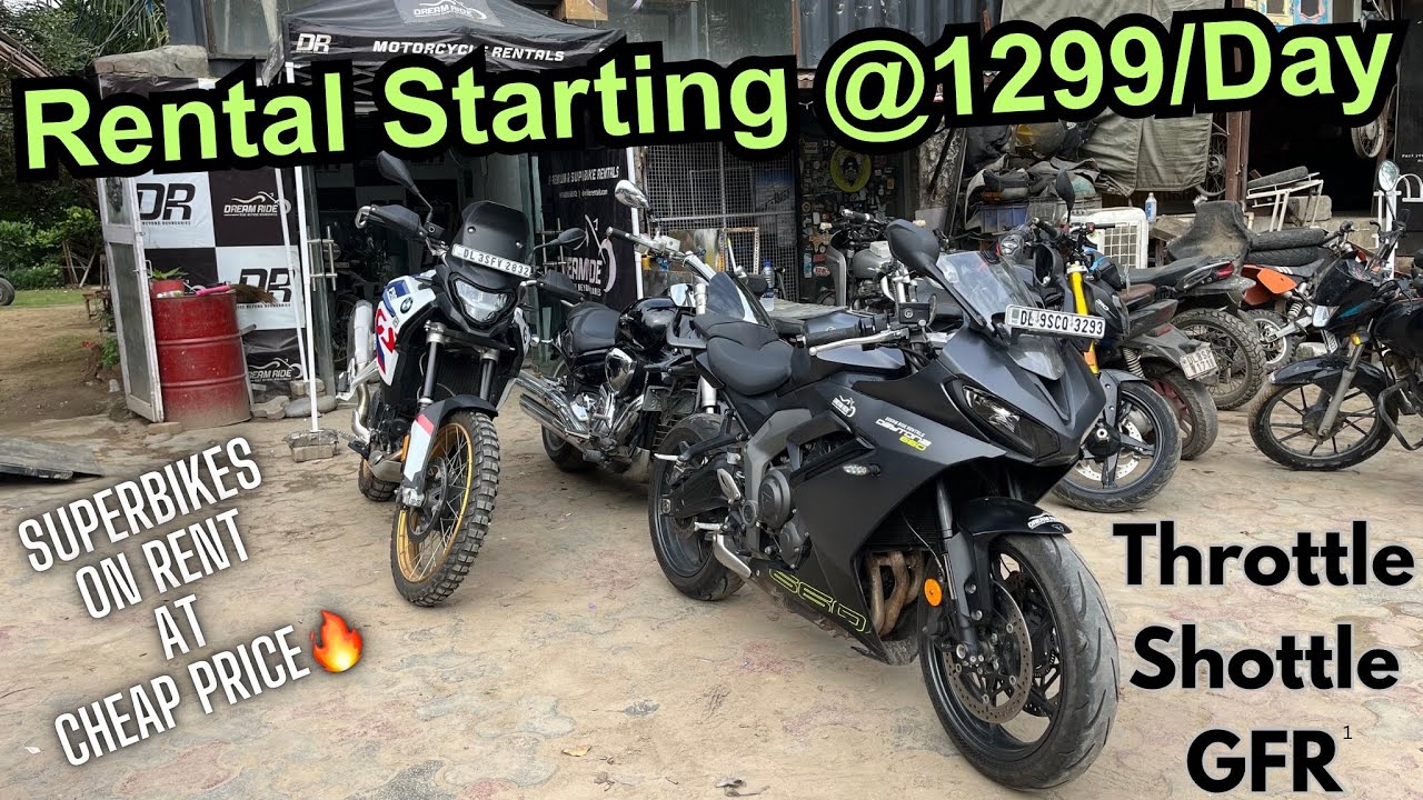 Superbikes You Can Rent For CHEAP