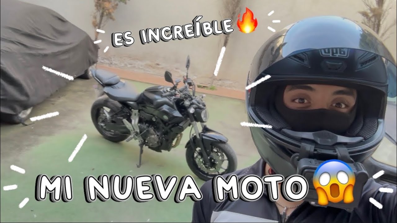 MI NUEVA MOTO | YAMAHA MT 07 FULL BLACK😱🔥