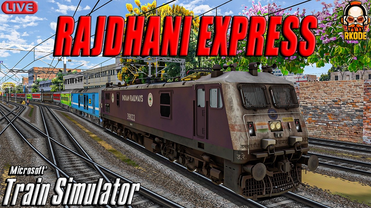 12426 JAMMU TAWI - NEW DELHI RAJDHANI EXPRESS | AMBALA OUTER TO NEW DELHI IN MSTS | RKODE GAMING