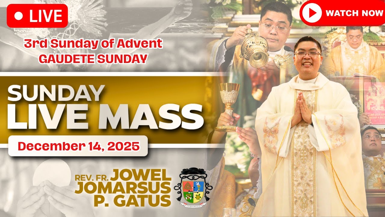 SUNDAY FILIPINO LIVE MASS TODAY II DECEMBER 14, 2025 II FR. JOWEL JOMARSUS GATUS