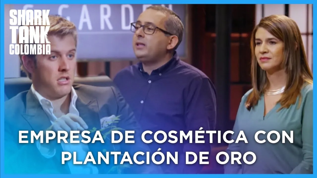 Empresa de cosmética con plantación de oro | Shark Tank Colombia