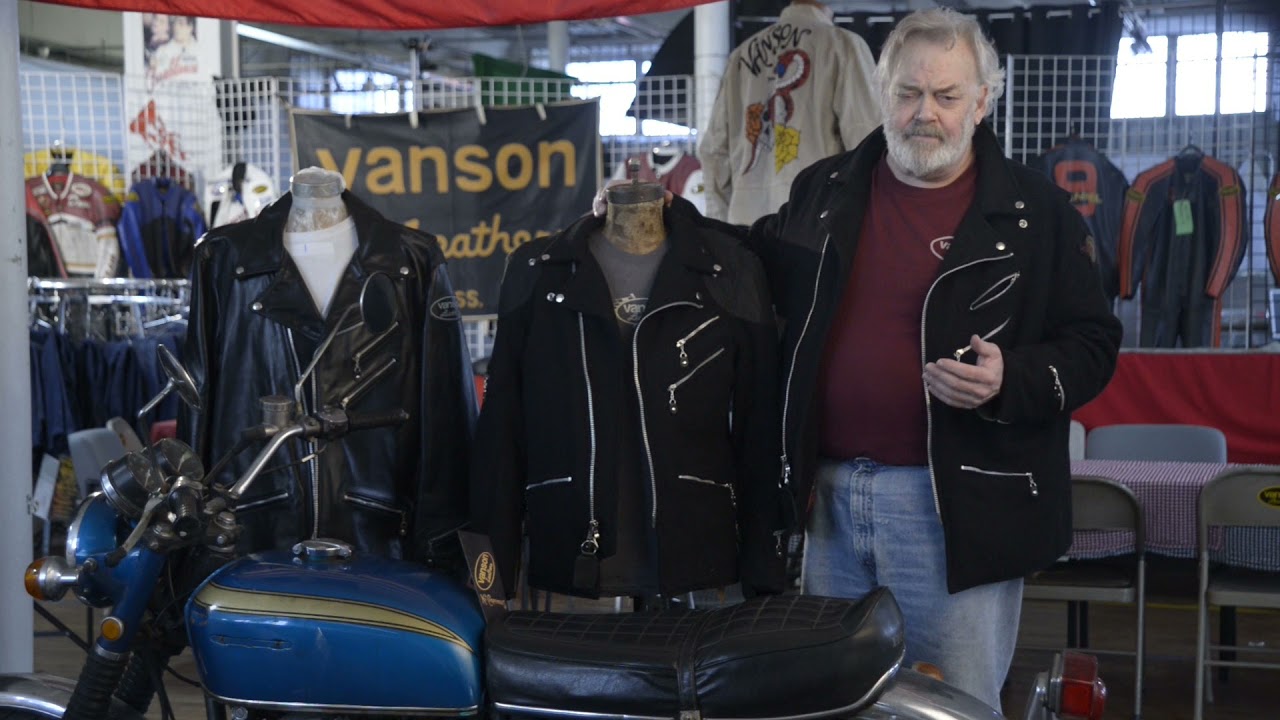 Vanson's Hunter Jacket - Wool 60s Mods + Rockers style scooter jacket