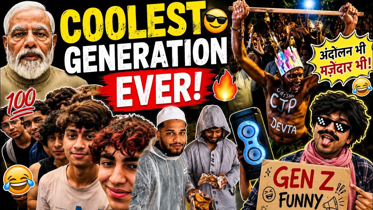 Gen Z Funny Protest in india 😂 | Funniest Moment From Jantar Mantar Delhi 🤣 | Students Roast #funny 