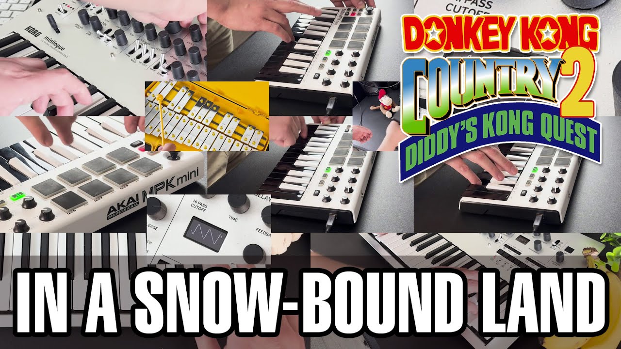🍌In A Snow-Bound Land - Donkey Kong Country 2 (Cover Remake)