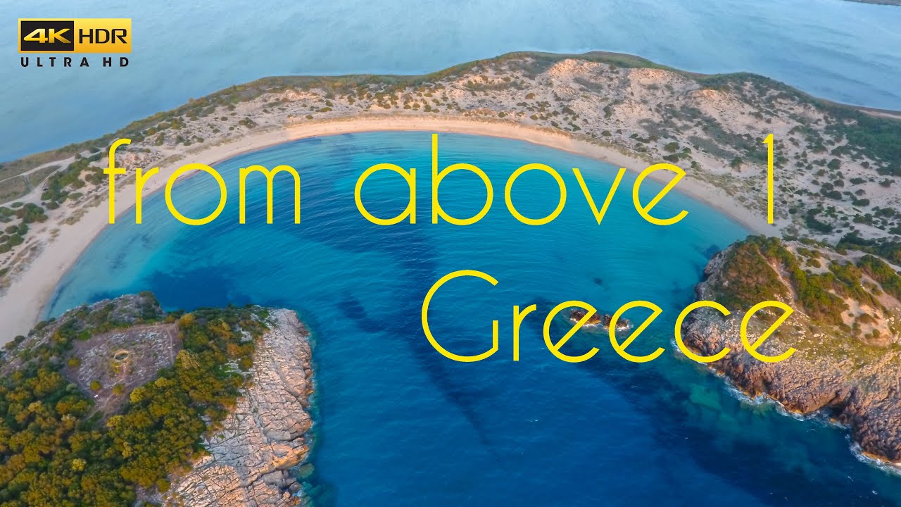 GREECE from Above 1 -  Voidokilia, Krioneri, Chiliadous (4k)