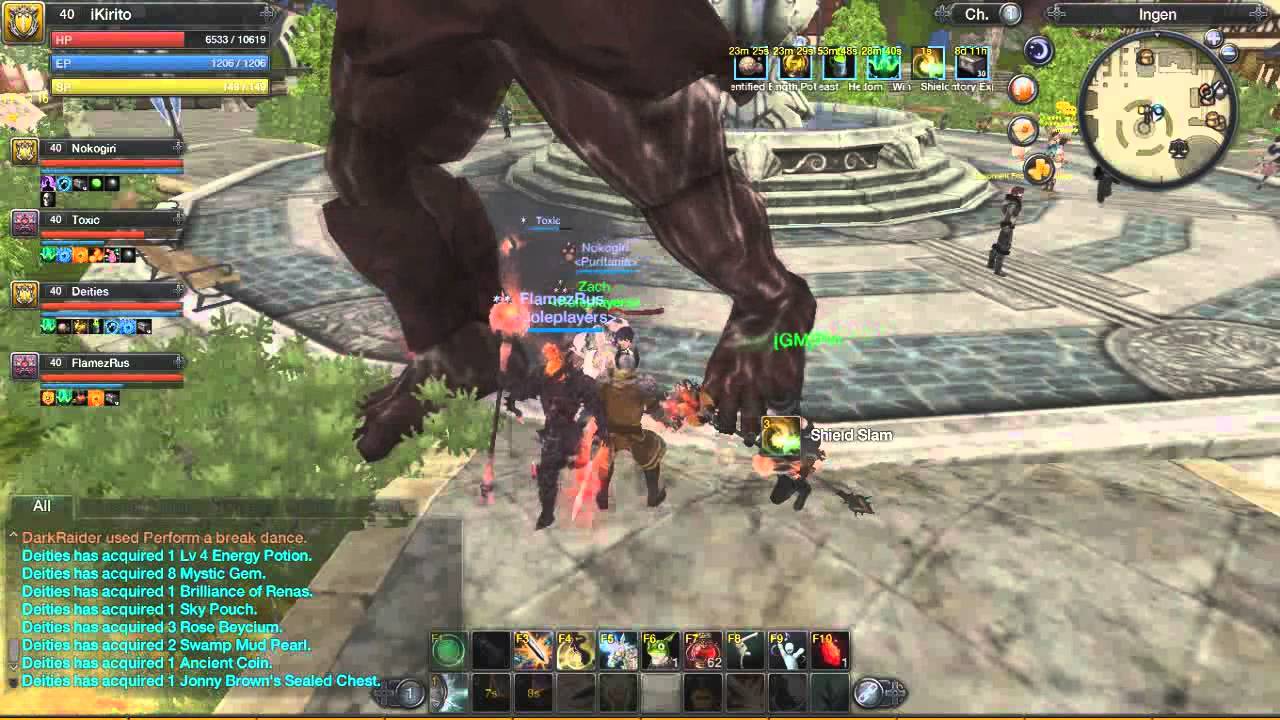 RaiderZ - Killing Epic Dark Veilnus in Ingen( Chimera) - Started recording near the end-