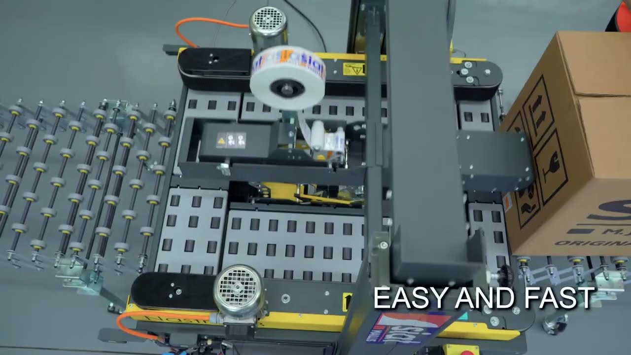 NASTRO R6 -  Zaklejarka do kartonów półautomatyczna - OPTIRUN CONTROL SYSTEM | harmadon.pl