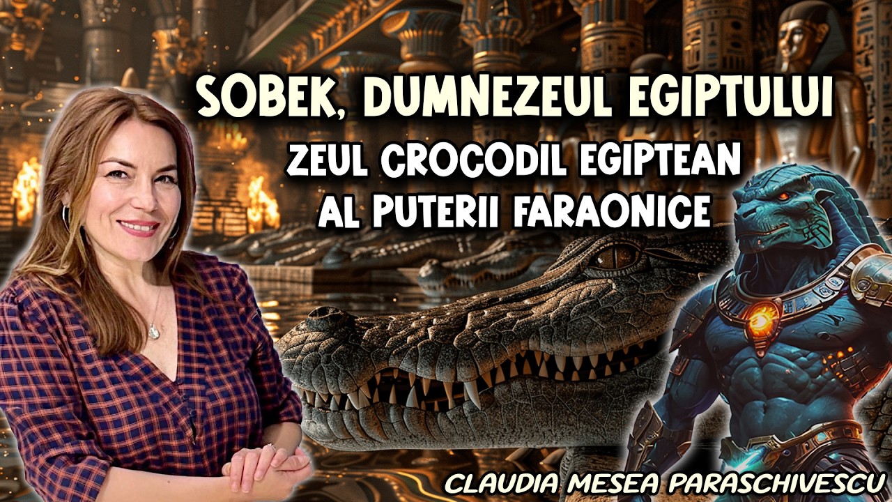 Sobek, Dumnezeul Egiptului - Zeul crocodil egiptean al puterii faraonice .