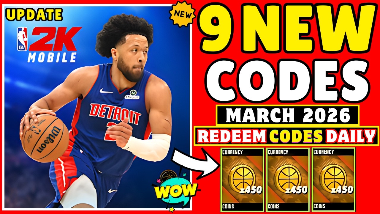 WEEKEND CODES 🎁 NBA 2K MOBILE CODES MARCH 2026 || NBA 2K MOBILE GIFT CODES || NBA 2K PROMO CODES
