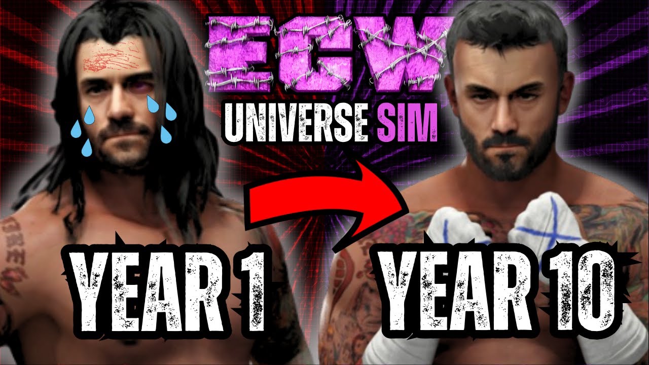 ECW Universe в WWE2K24, но это на 10 лет позже...