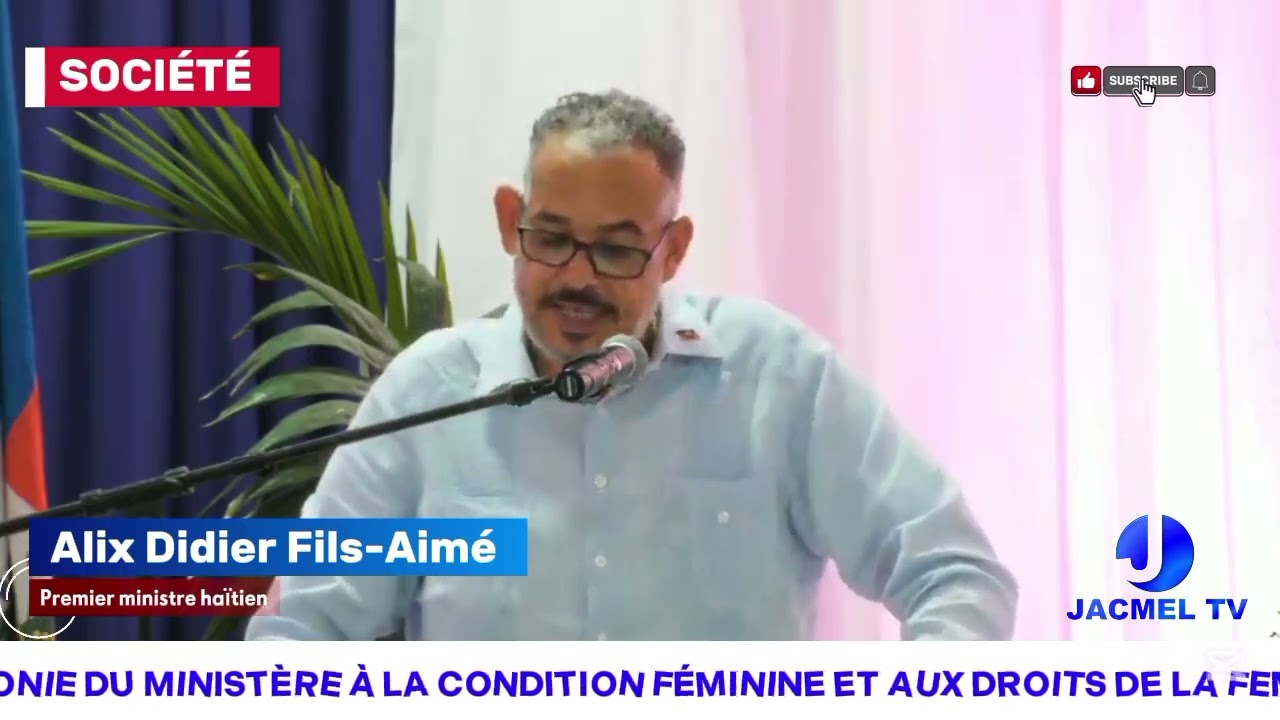Discours d'Alix Didier Fils-Aimé a la célébration de la journée Internationale des droits de femme