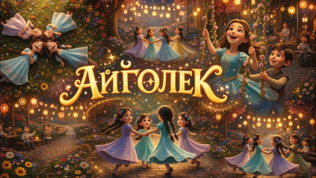 АЙГӨЛЕК| Көңілді балалар әні | Қазақша мультфильм#айгөлек#балаларәні#қазақшамультфильм