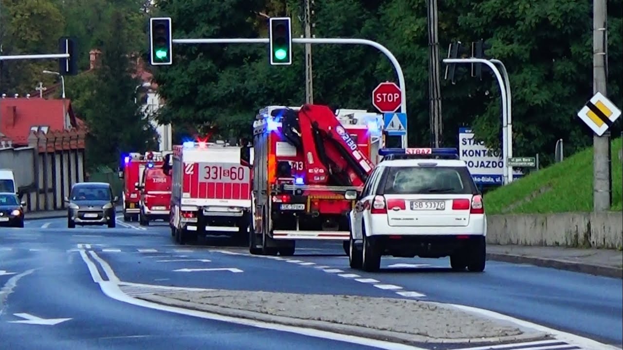 #73/2020 - Wyjazd SGRChem-Ekol JRG 1 Bielsko-Biała wraz z Dowódcą do Czechowic-Dziedzic (opis)