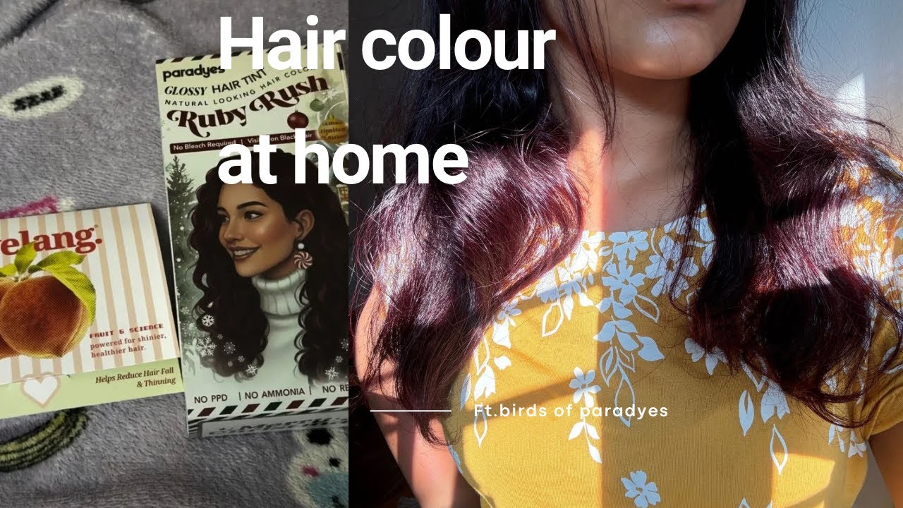 I Tried Paradyes Ruby Rush | No Bleach Hair Colour❤️✨