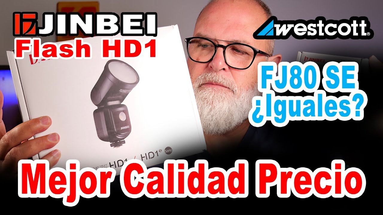 Prueba Flash Jinbei HD1 + Disparador TR Q6II ¿Igual a Westcott FJ80 SE?  - EN ESPAÑOL