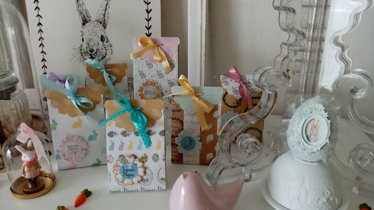 TUTO BALLOTINS DE PAQUES #pâques #scrapbooking