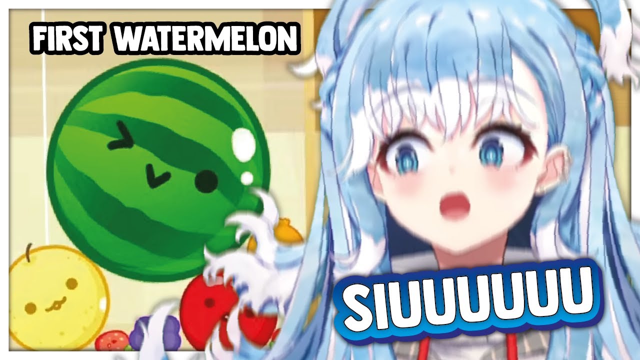Kobo cant stop screaming after she got her first Watermelon !