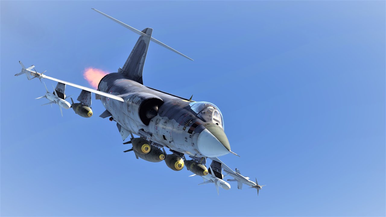 F-104S. ASA Starfighter Close Air Support (War Thunder)